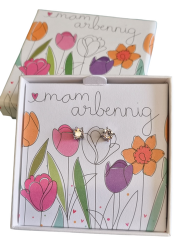 Mam Arbennig Earrings|Clust Dlysau Mam Arbennig