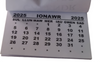 2025 Calendar Tabs |Calendr Tab Bach 2025