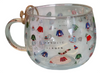 Nadolig Llawen Glass Mug (Jumpers)|Mwg Gwydr Nadolig Llawen (Siwmperi)