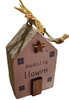 White Nadolig Llawen House Hanger |Addurn Tŷ Nadolig Llawen (Gwyn)