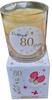 Penblwydd Hapus 80 Candle|Cannwyll Penblwydd Hapus 80