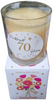 Penblwydd Hapus 70 Candle|Cannwyll Penblwydd Hapus 70