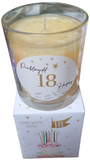 Cannwyll Penblwydd Hapus 18 Candle, WCAPCT113