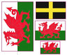 Wales Stickers|Sticeri Cymru