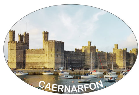 Caernarfon Castle Sticker|Sticr Castell Caernarfon