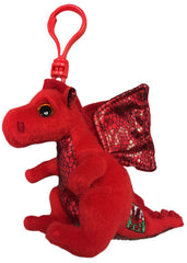 Welsh Dragon Key Clip(Beanie Ty)|Draig Goch