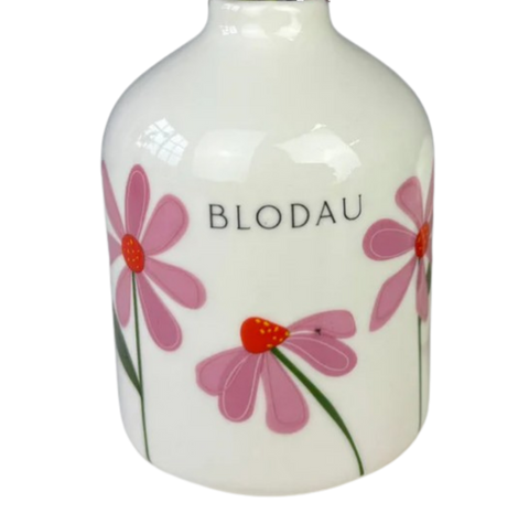 Blodau Ceramic Bud Vase (Pink flowers)|Fâs Fach Blodau (Pinc)