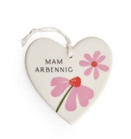 Mam Arbennig Hanging Heart Decoration| Addurn Mam Arbennig