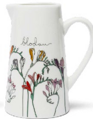 Blodau Medium Jug (Freesia)|Jwg Blodau