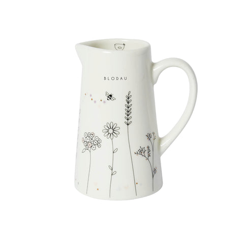Blodau Medium Jug |Jwg Blodau