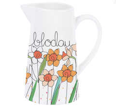 Blodau Extra Small Jug (Daffodils)|Jwg Blodau (Cennin Pedr)