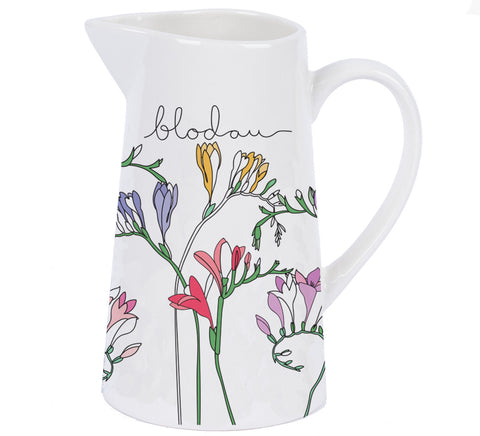 Blodau Extra Small Jug (Freesia)|Jwg Blodau