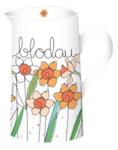 Blodau Extra Large Jug (Dafodils) |Jwg Blodau (Cennin Pedr)