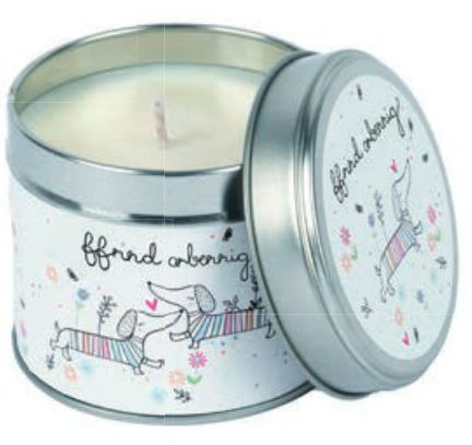 Ffrind Gorau Tin Candle |Cannwyll Tin Ffrind Gorau