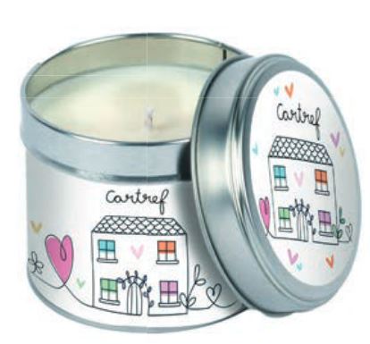 Cartref Tin Candle |Cannwyll Tin Cartref