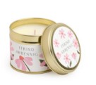 Ffrind Arbennig Tin Candle (Pink Daisies) |Cannwyll Tin Ffrind Arbennig (Blodau Pinc)