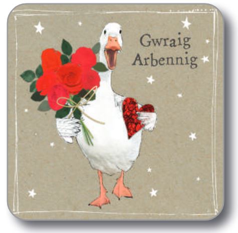 Gwraig Arbennig (Coaster)|Gwraig Arbennig (Mat Diod)