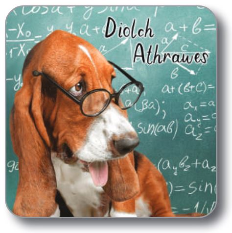Diolch Athrawes (Coaster)|Diolch Athrawes (Mat Diod)