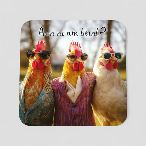 Awn ni am beint? (Coaster)|Awn ni am beint? (Mat Diod)