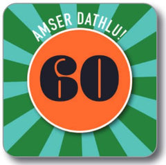 Amser Dathlu! 60 (Coaster)|Amser Dathlu! 60 (Mat Diod)