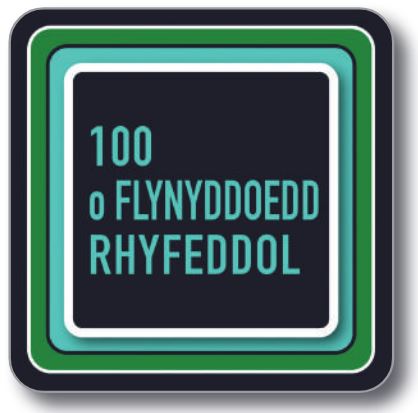 100 o Flynyddoedd Rhyfeddol (Coaster)|100 o Flynyddoedd Rhyfeddol (Mat Diod)