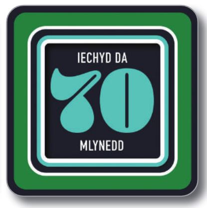 Iechyd Da 70 Mlynedd (Coaster)|Iechyd Da 70 Mlynedd (Mat Diod)