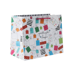 Penblwydd Hapus Tote Bag | Bag Anrheg Penblwydd Hapus (Llydan)
