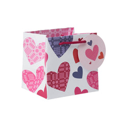 Tapestry Heart Gift Bag (Small)| Bag Anrheg Calonnau Carthen (Bach)