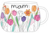 Mam Glass Mug|Mwg Gwydr Mam