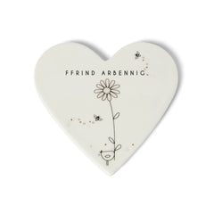 Ffrind Arbennig Heart Coaster|Mat Diod Ffrind Arbennig