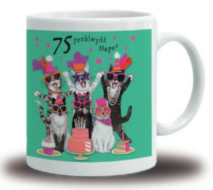 Amser Dathlu 75 (Mug)|Amser Dathlu 75 (Mwg)