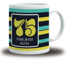 75 Penblwydd Hapus (Mug)|75 Penblwydd Hapus (Mwg)