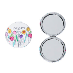 Mam Round Compact Mirror|Drych Poced Mam