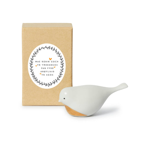 Mae Robin Goch yn Ymddangos ...