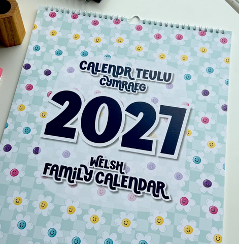 Family Calendar 2027|Calendr y Teulu 2027