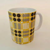 Welsh Tapestry Print Mug|Mwg Carthen