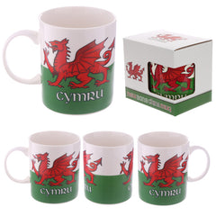 Wales Porcelain Mug|Mwg Cymru