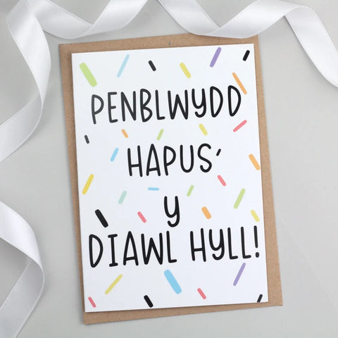 Penblwydd Hapus y Diawl Hyll