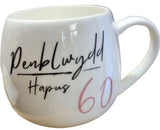 Penblwydd Hapus 60 Pinc
