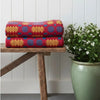 Red Multi Welsh Tapestry Style Throw|Planced Patrwm Carthen (Coch Tri-lliw)