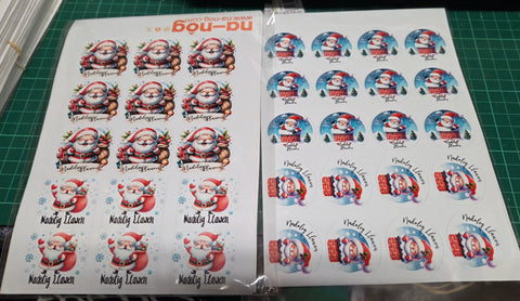 Nadolig Llawen Stickers|Sticeri Nadolig Llawen