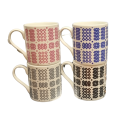 Welsh Blanket Stitch Mug| Mwg Patrwm Carthen