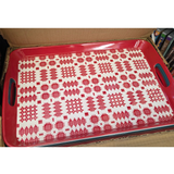 Welsh Tapestry Melamine Trays|Hambwrdd Cynllun Carthen