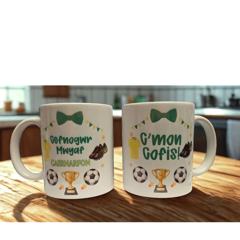 Cefnogwr Mwyaf Caernarfon Mug|Mwg Cefnogwr Mwyaf Caernarfon