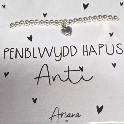 Penblwydd Hapus Anti Bracelet|Breichled Penblwydd Hapus Anti