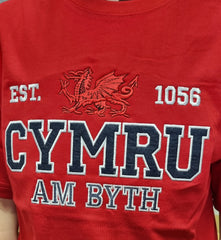 Cymru am Byth, Red T-Shirt|Crys Cymru am Byth Coch