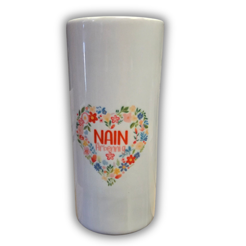 Nain Arbennig Ceramic Vase|Fâs Blodau Nain Arbennig