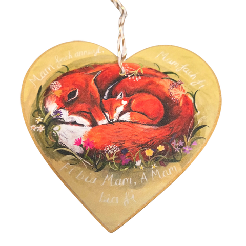 Mam Fach Annwyl Heart Decoration|Addurn Calon Mam Fach Annwyl