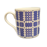 Welsh Blanket Stitch Mug| Mwg Patrwm Carthen