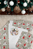 Welsh Snowman Pyjamas|Pyjamas Nadolig Llawen (Dyn Eira)